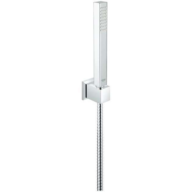 Grohe Euphoria Modern Cube Shower Handset with Shower Holder and 1500mm Hose - Chrome - 27889000