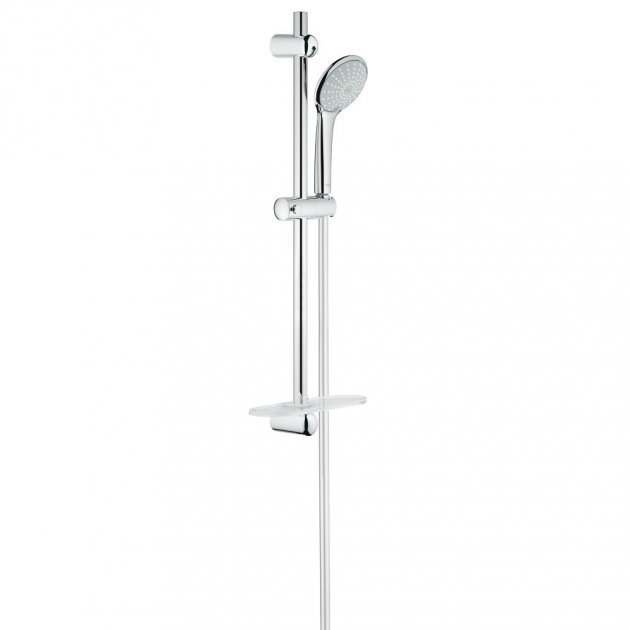 Grohe Euphoria Rain 2 Sprays Pattern Shower Kit 600mm Rail - Chrome -