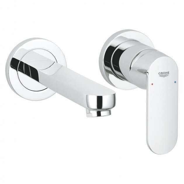 Grohe Eurosmart 2 Tap Hole Cosmopolitan Basin Mixer Tap - Chrome - 19381000 - TAP 'N' SHOWER