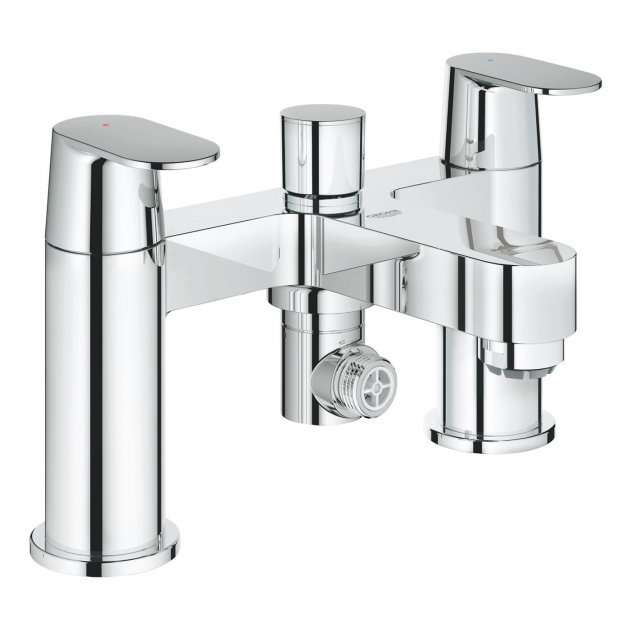 Grohe Eurosmart Modern Cosmopolitan Bath Shower Mixer Tap - Chrome - 25129000 - TAP 'N' SHOWER
