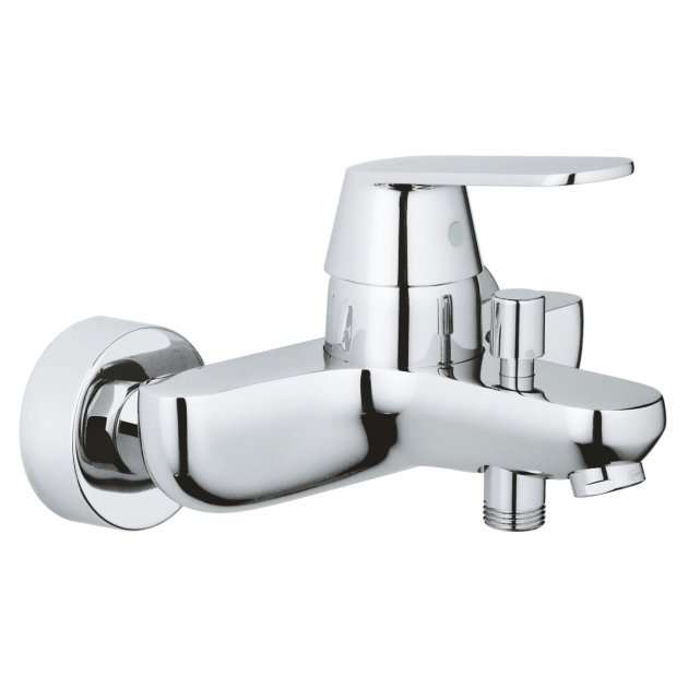 Grohe Eurosmart Wall Mounted Cosmo Bath Shower Mixer Tap - Chrome - 32831000 - TAP 'N' SHOWER