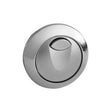Grohe Eau2 Round Dual Button Flush Plate - Chrome - 38771000
