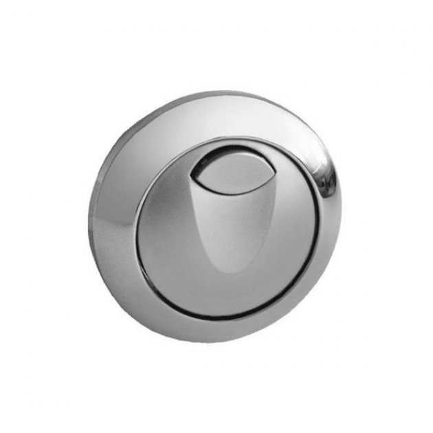 Grohe Eau2 Round Dual Button Flush Plate - Chrome - 38771000