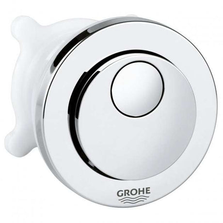 Grohe Circle Dual Flush Round Push Button Actuation with Eco Button - Chrome - 39056000