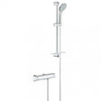 Grohe Grohtherm 2000 Thermostatic  Shower Kit Bar Mixer Shower - Chrome - 34195001