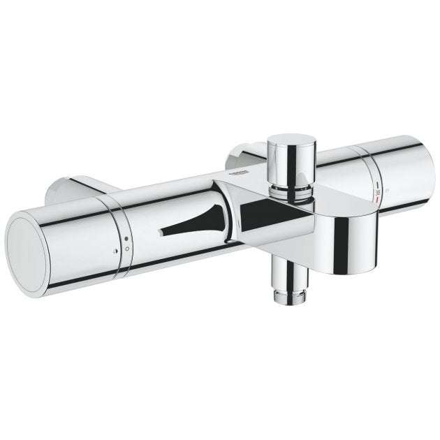 Grohe Grohtherm Modern Wall Mounted 1000 Cosmo Bath Shower Mixer Tap - Chrome - 34448000 - TAP 'N' SHOWER