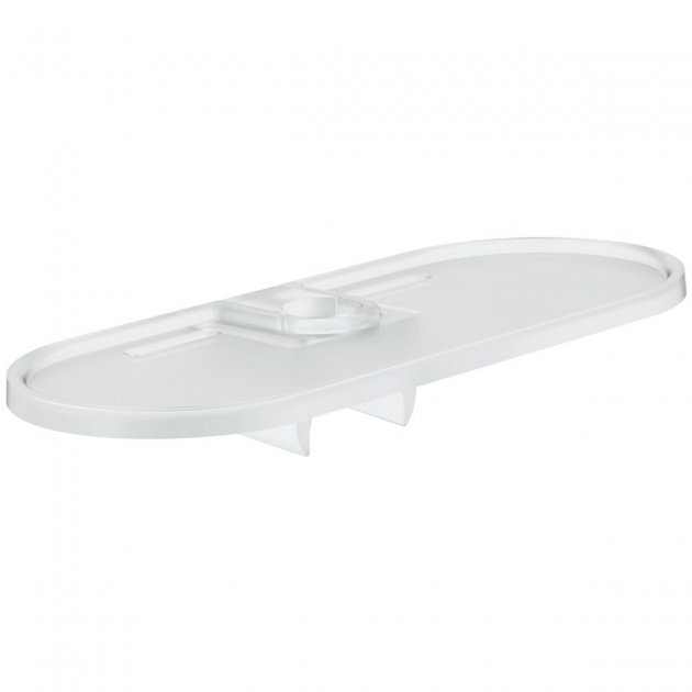 Grohe New Tempesta Modern Easy Reach Acrylic Soap Tray - Chrome - 27596000