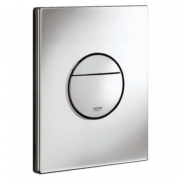Grohe Nova Modern Dual Button Flush Plate - Chrome - 38765000 - TAP 'N' SHOWER