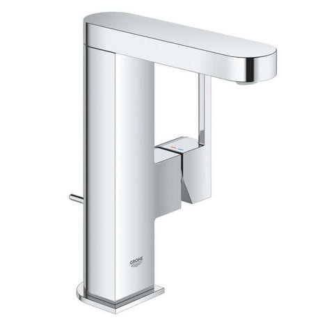 Grohe Plus Modern Pop-Up Waste M-Size Manual Basin Mixer Tap - Chrome - 23871003