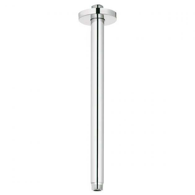 Grohe Rainshower Modern Ceiling Mounted Shower Arm 292mm Length - Chrome - 28497000