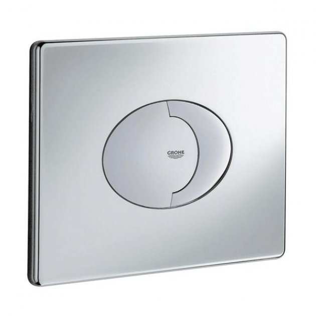 Grohe Skate Air Landscape Dual Button Flush Plate - Chrome - 38506000