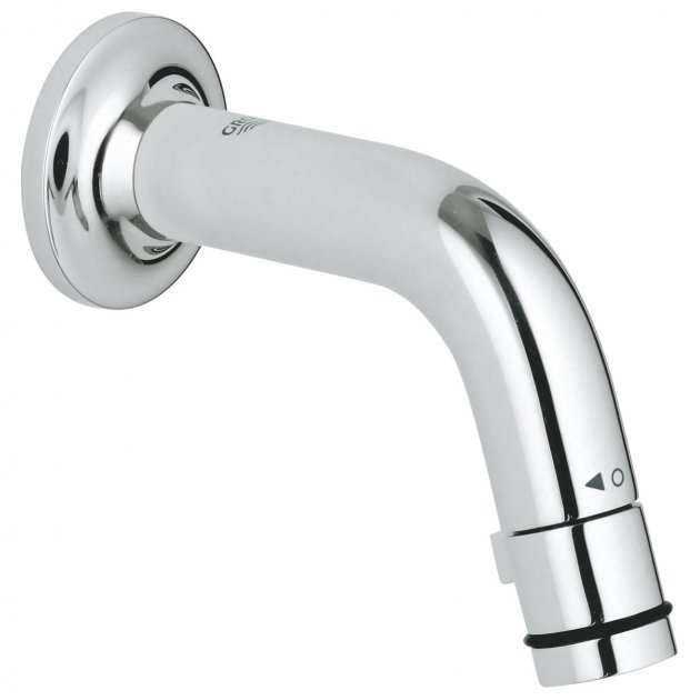 Grohe Universal Modern Wall Mounted Basin Tap DN15 - Chrome - 20205000 - TAP 'N' SHOWER