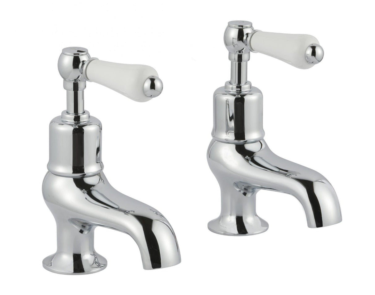 JTP Grosvenor Lever Bath Taps - Chrome - 85015 - TAP 'N' SHOWER