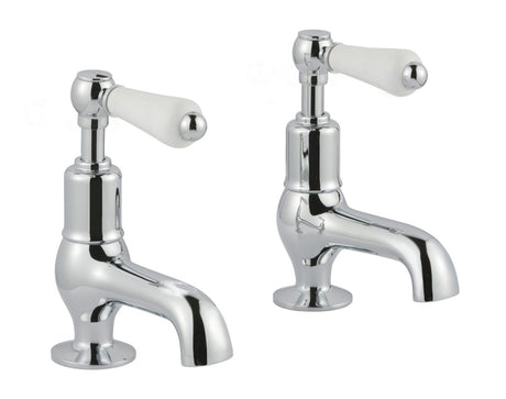 JTP Grosvenor Lever Cloakroom Basin Taps - Chrome - 85025