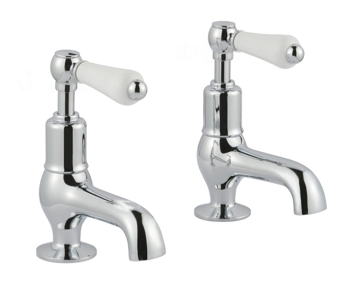 JTP Grosvenor Lever Cloakroom Basin Taps - Chrome - 85025 - TAP 'N' SHOWER