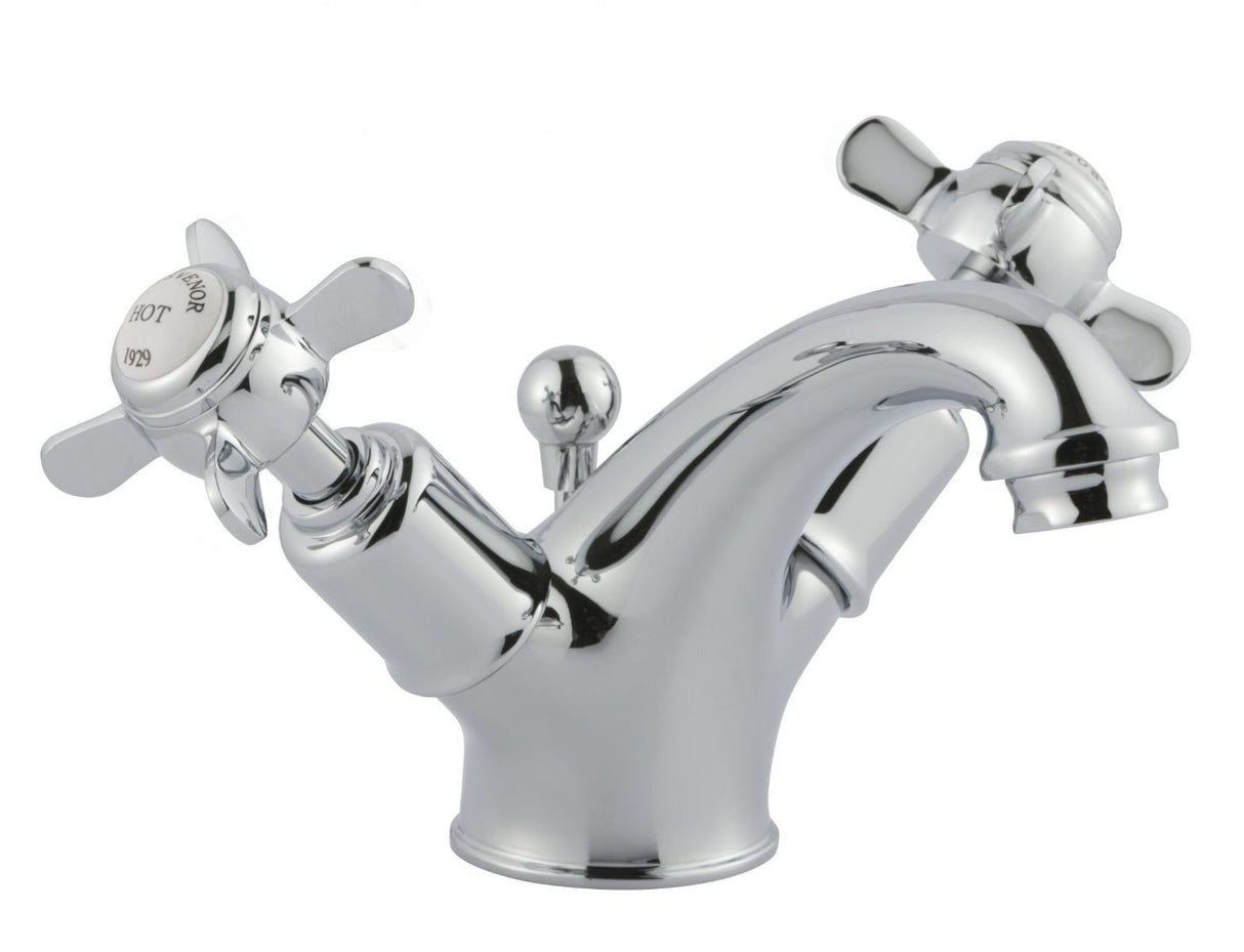 JTP Grosvenor Pinch Basin Mixer - Chrome - 98169 - TAP 'N' SHOWER