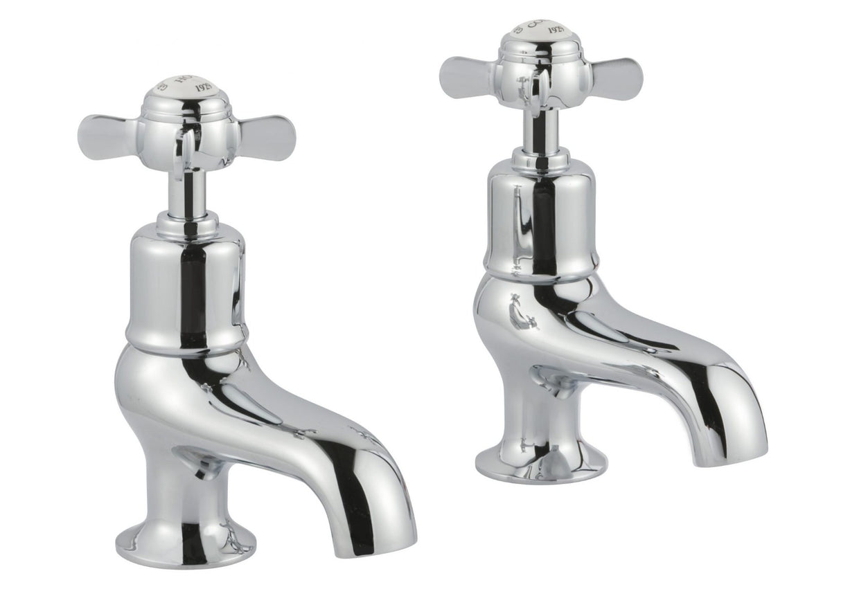 JTP Grosvenor Pinch Bath Taps - Chrome - 98015
