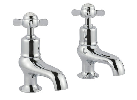 JTP Grosvenor Pinch Bath Taps - Chrome - 98015