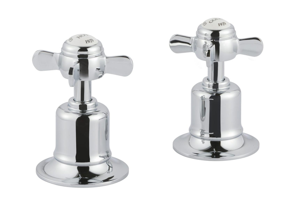 JTP Grosvenor Pinch Panel Valves 3/4 - Chrome - 98809 - TAP 'N' SHOWER