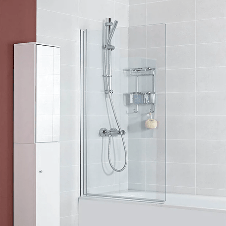 Roman Haven 820mm x 1360mm Standard Bath Screen - H2D3CS - TAP 'N' SHOWER