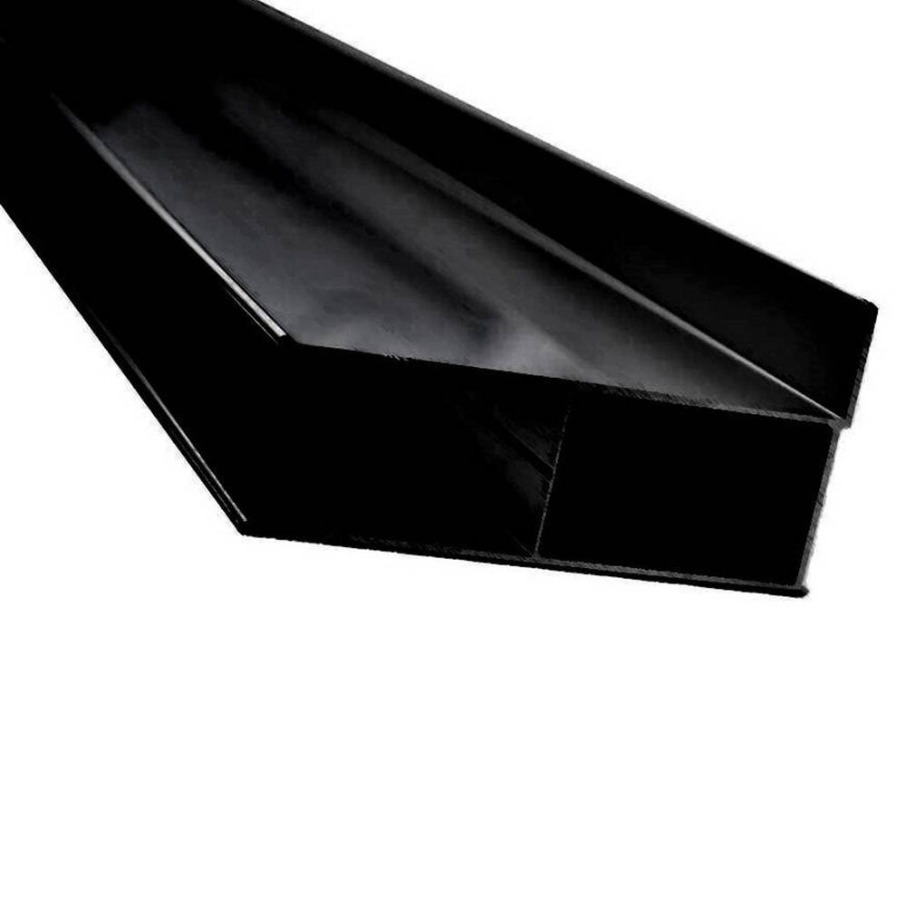 Roman Haven6 Matt Black 40mm Profile Extension Kit for 1900mm High Doors - H3ZEXB - TAP 'N' SHOWER