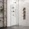 Roman Haven 8mm Glass Wetroom Panel 400mm - Chrome - H8SP4CS - TAP 'N' SHOWER