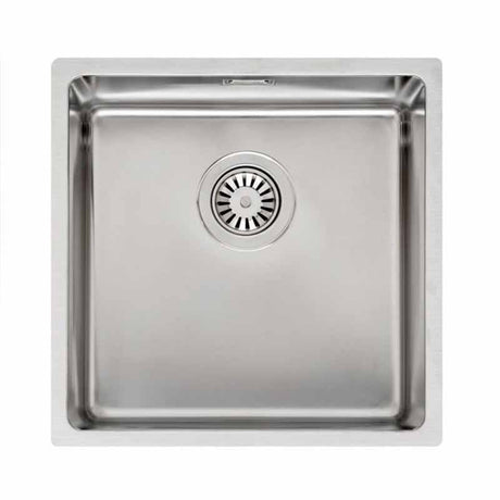 Reginox Houston 1 Bowl Integrated Sink - Stainless Steel - HOUSTON 40X40 - TAP 'N' SHOWER