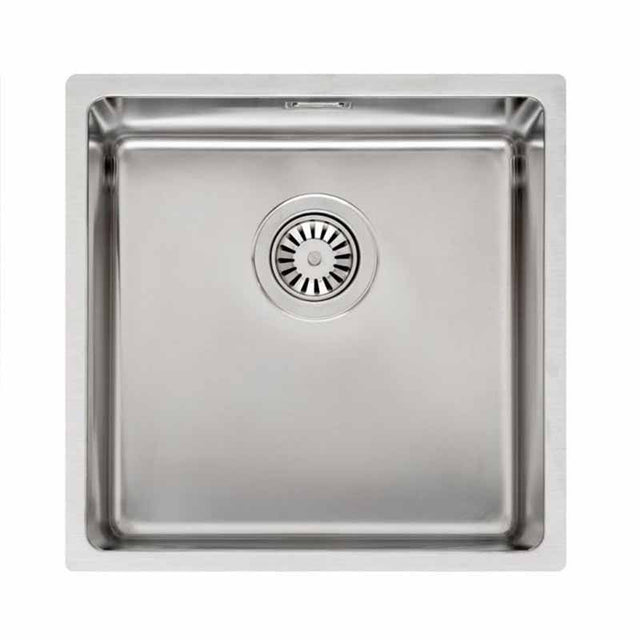 Reginox Houston 1 Bowl Integrated Sink - Stainless Steel - HOUSTON 40X40 - TAP 'N' SHOWER