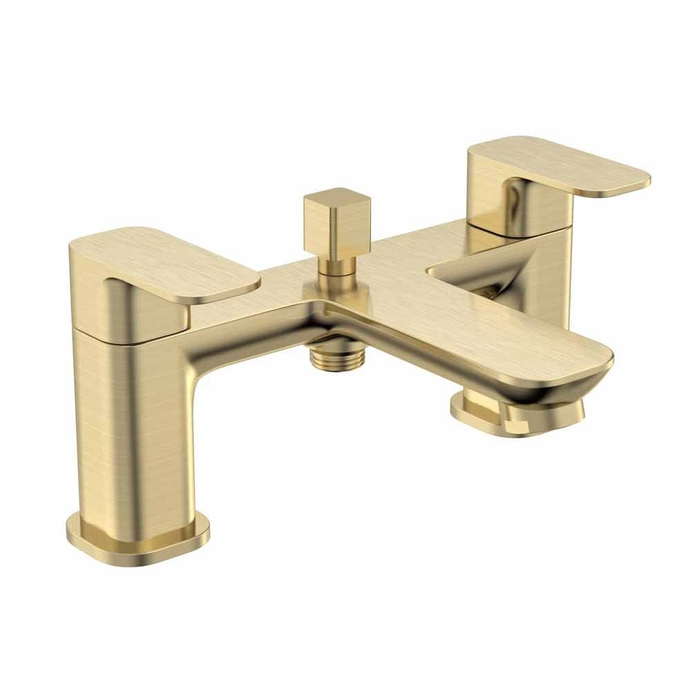 Tavistock Haze Bath Shower Mixer And Handset - Brushed Brass - THZ4204 - TAP 'N' SHOWER