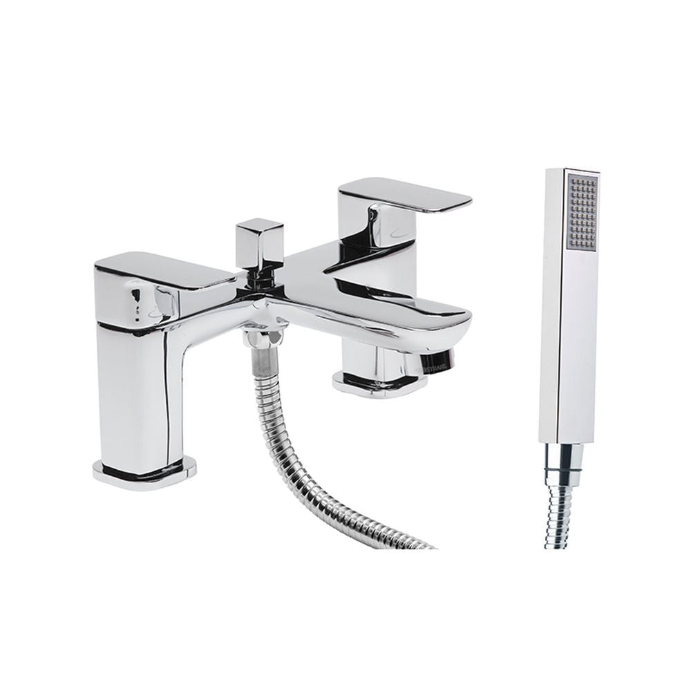Tavistock Haze Chrome Bath Shower Mixer and Handset - THZ42 - TAP 'N' SHOWER