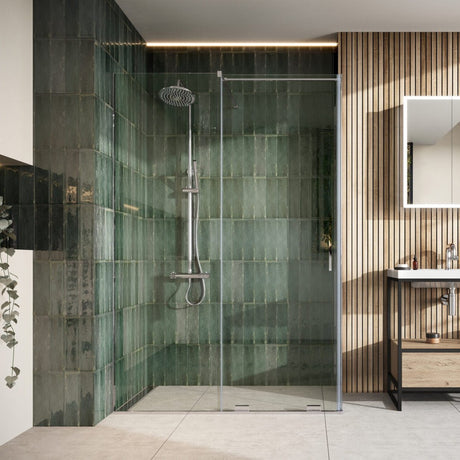 Scudo Momentum 8mm Side Panel 800mm x 2000mm - MO - SIDEPANEL - 800 - TAP 'N' SHOWER