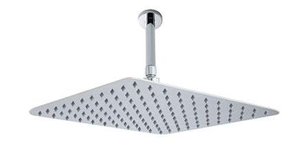 Hudson Reed Thin Square Stainless Steel Fixed Shower Head - HEAD45