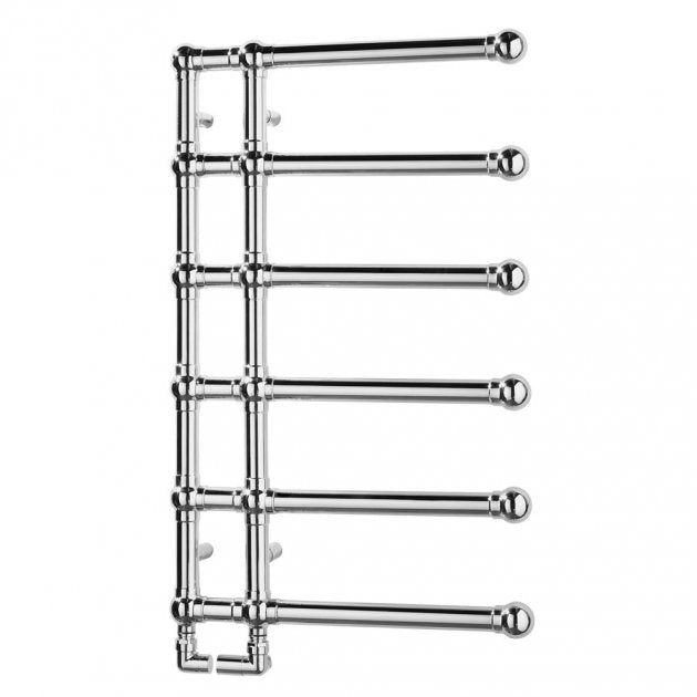 Towelrads Blandford Straight Heated Towel Rail 800mm High x 500mm Wide - Chrome - 120862 - TAP 'N' SHOWER