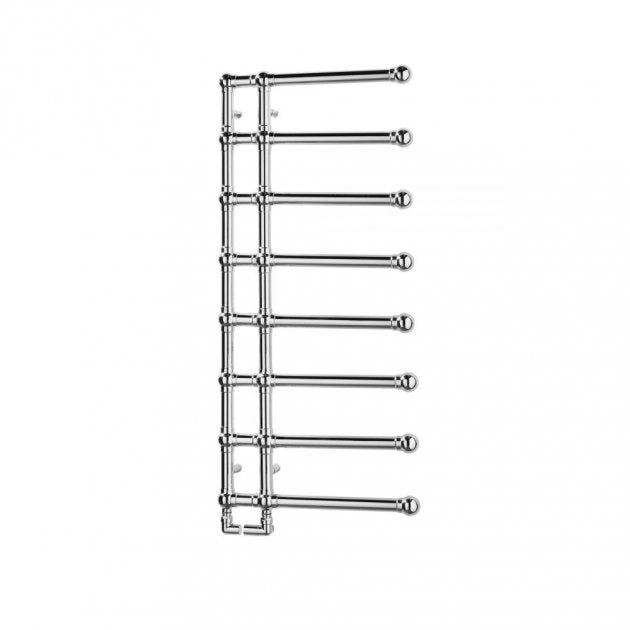 Towelrads Blandford Heated Towel Rail 1200mm High x 500mm Wide - Chrome - 120863 - TAP 'N' SHOWER