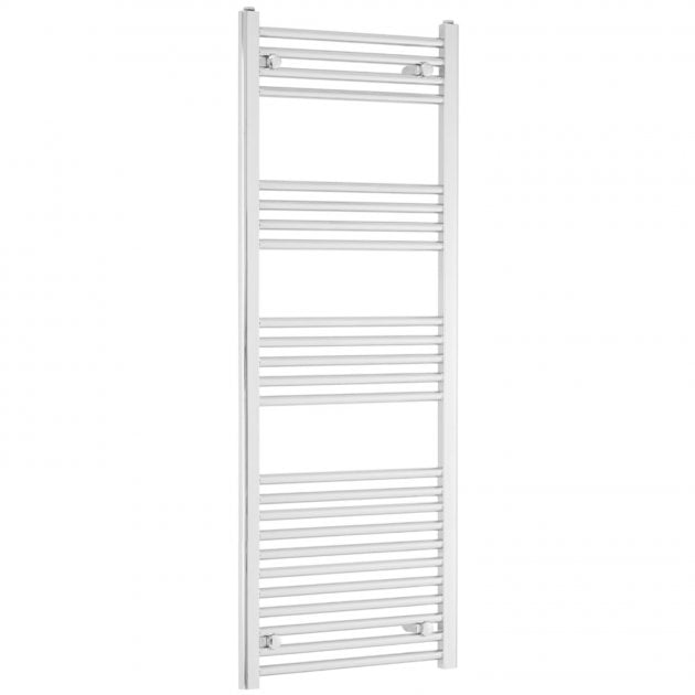 Towelrads Independent Straight Heated Towel Rail 1400mm High x 400mm Wide - Chrome - 130040 - TAP 'N' SHOWER