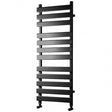 Towelrads Perlo Straight Heated Towel Rail 1200mm High x 500mm Wide - Anthracite - 120903 - TAP 'N' SHOWER