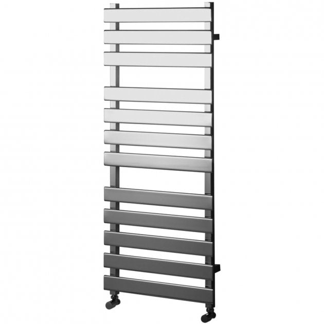 Towelrads Perlo Straight Heated Towel Rail 1200mm High x 500mm Wide - Chrome - 120907 - TAP 'N' SHOWER