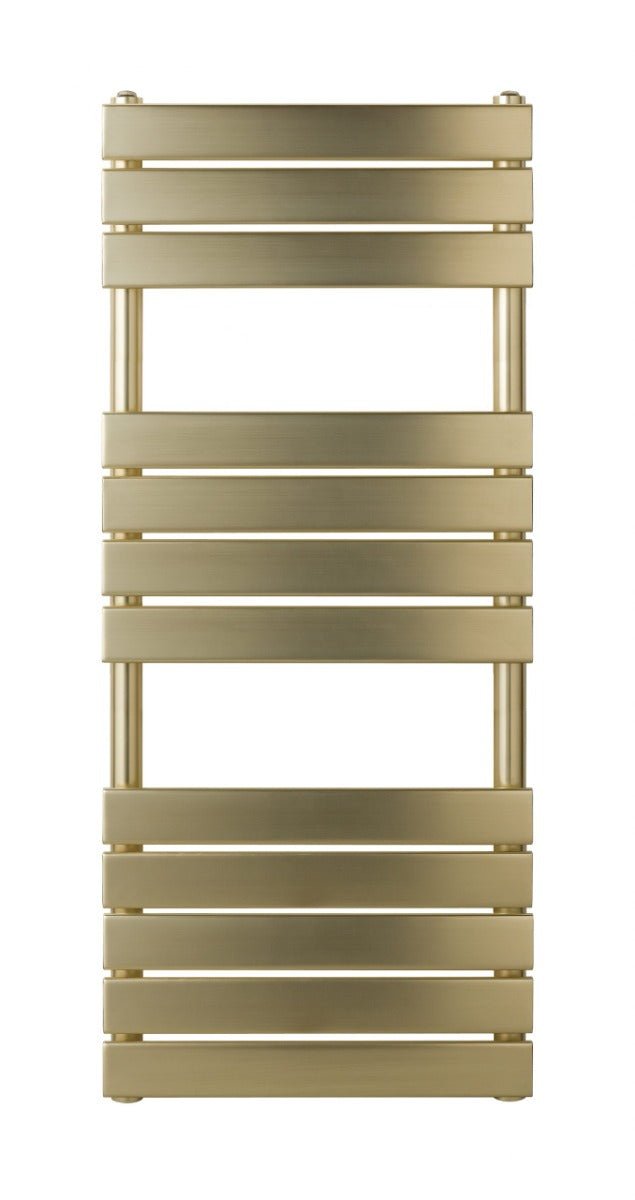 JTP HIX Radiator 1200mm High X 500mm Wide - Brushed Brass - HIX1200BBR - TAP 'N' SHOWER