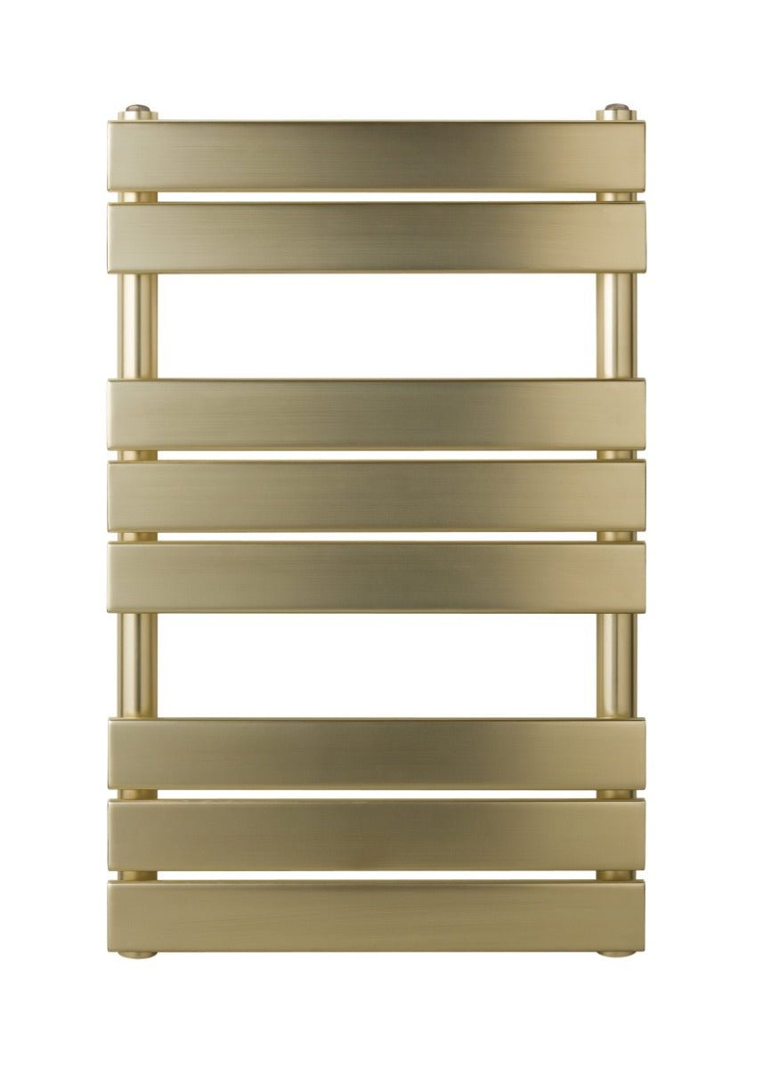 JTP HIX Radiator 800mm High X 500mm Wide - Brushed Brass - HIX800BBR - TAP 'N' SHOWER