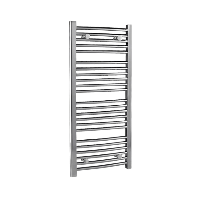 Nuie Curved Ladder Towel Rail 1100mm High x 500mm Wide  - Chrome - HK3