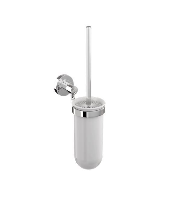 Britton Hoxton Toilet Brush Holder - Chrome - HOX.054CP - TAP 'N' SHOWER