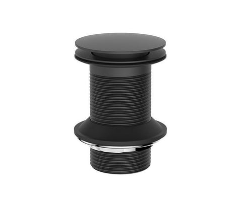 Britton Hoxton Un - slotted Basin Waste - Matt Black - HOX.011MB - TAP 'N' SHOWER