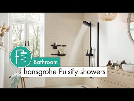 Hansgrohe Pulsify S Showerpipe 260 2jet With Showertablet Select 400 - Matt Black - 24240670 - TAP 'N' SHOWER