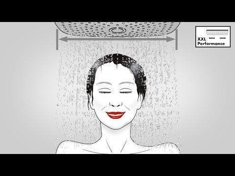 Hansgrohe Vernis Shape Showerpipe 230 1jet With Thermostat - Matt Black - 26286670 - TAP 'N' SHOWER