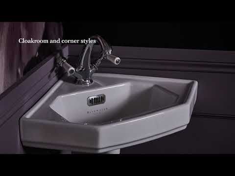 Bayswater Fitzroy Full Pedestal - White - BAYC002 - TAP 'N' SHOWER