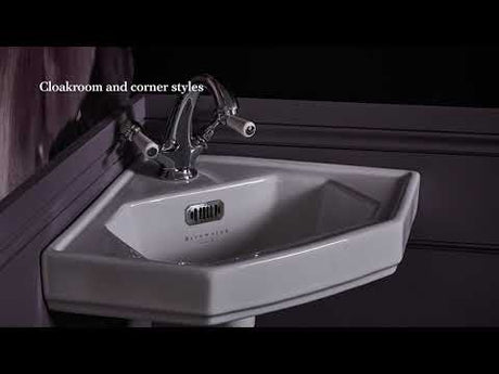 Bayswater Fitzroy Full Pedestal - White - BAYC002 - TAP 'N' SHOWER