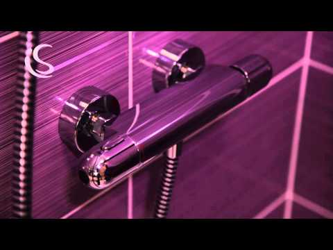 Ideal Standard Exposed Chrome Alto EV Thermostatic Shower - A5985AA - TAP 'N' SHOWER