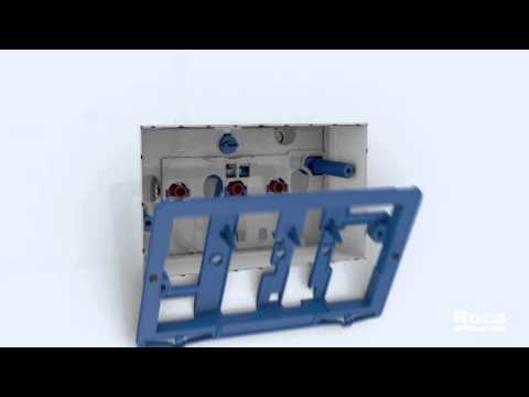 Roca PL2 Flush Plate - Chrome - 890096001