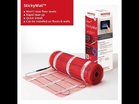 Warmup Electric Underfloor Heating StickyMat System 150w for 2m² - SPM2 - TAP 'N' SHOWER