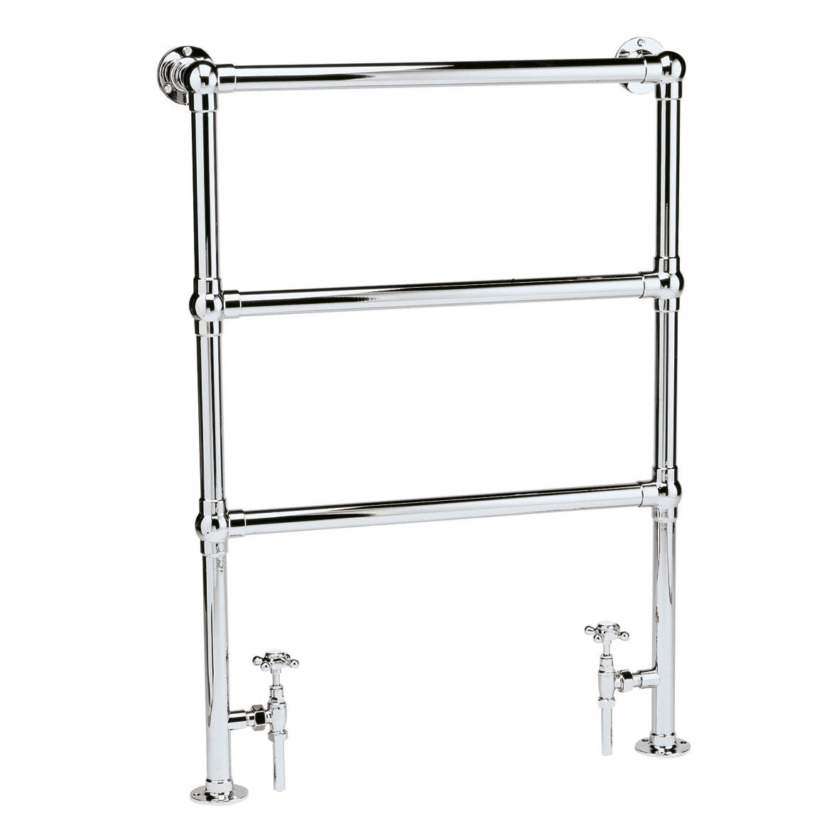 Launde Abbey Countess Traditional Radiator 966 x 676mm - Chrome - TAP 'N' SHOWER